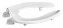 Centoco Elongated, Lift Toilet Seat Type, Open Front Type, Includes Cover No, White, Slow Close Hinge - GRPHL500-001