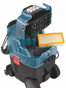 Bosch Dust Extractor, 9 gal Tank Size, 150 cfm, 1 3/8 in Vacuum Hose Dia. - VAC090S