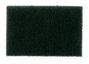 3M 4 1/2 in x 3 in Synthetic Fiber Scouring Pad, Green, 80PK - 9650