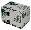 3M 4 1/2 in x 3 in Synthetic Fiber Scouring Pad, Green, 80PK - 9650