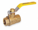 Apollo Ball Valve, Brass, Inline, 2-Piece, Pipe Size 4 in, Connection Type FNPT x FNPT - 94A10A01