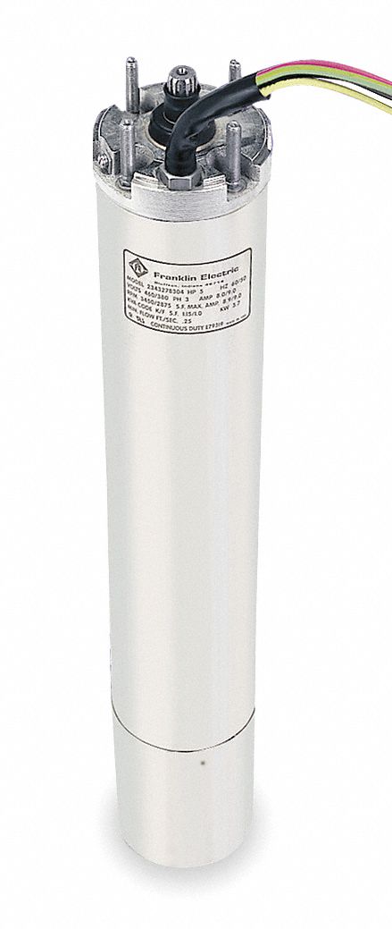 Franklin 7-1/2 HP Deep Well Submersible Pump Motor, 3-Phase, 3450 Nameplate  RPM, 460 Voltage - 2343288602 | Motors | SustainableSupply.com