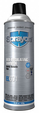 Sprayon Insulating Varnish, 15 1/4 fl oz Net Weight, Red, 2,600 vpm Dielectric Strength - SC0601000