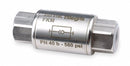Legris Check Valve, 1/4 in, Single, Inline Spring, 316 Stainless Steel, FNPT x FNPT, PK 2 - 4895 14 14