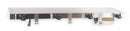 Top Brand 36" Overall Length, 6-1/8" Overall Height, 9-1/8" Overall Depth, Satin - 1ECL7