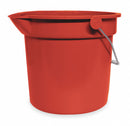Tough Guy Pail, 3-1/2 gal., Red - 1ELK2