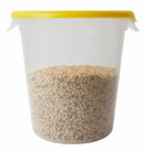 Rubbermaid 1 in" Polyethylene Round Storage Container Lid, Yellow - FG572500YEL