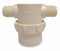 Top Brand 50 Mesh Low Profile T-Line Strainer, 305 Microns, 1/2 in Pipe Size - 7221690