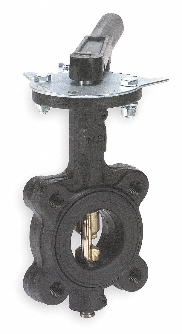 Milwaukee Valve Lug-Style Butterfly Valve, Cast Iron, 200 psi, 2 in Pipe Size - ML222V 2