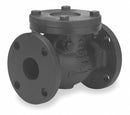 Milwaukee Valve Check Valve, 3 in, Single, Inline Swing, Cast Iron, Flange x Flange - 2974-M 3