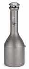 Rubbermaid 4 gal Cigarette Receptacle, 39 in Height, 13 in Base Dia., Metal, Pewter - FG9W3300ATPWTR