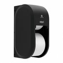 Georgia-Pacific Toilet Paper Dispenser, Compact(R), Black, Coreless, (2) Rolls Dispenser Capacity, Plastic - 56790A