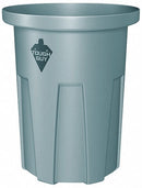 Tough Guy 35 gal Round Correctional Facility Trash Can, Plastic, Gray - 1NFH1