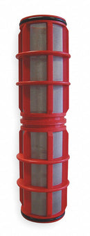Amiad 10" Stainless Steel Filter Screen with 52.00 sq. in. Screen Area, Red - 700101-000365