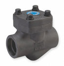 Top Brand Check Valve, 1 1/2 in, Single, Inline Piston, Carbon Steel, Socket x Socket - SV24834SW014