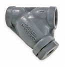 Mueller Steam Specialty 1/4 in Y Strainer, FNPT x FNPT, 1/16 in Mesh, 2 15/16 in Length, Cast Stainless Steel - 1/4 581 SS Srewed end