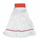Tough Guy Clamp, Quick Change, Side-Gate Cotton String Wet Mop Head, White - 1TYV4