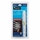 Quartet Metal Multifunction Laser Pointer with 919 ft Projection and Red Beam - MP-2800Q