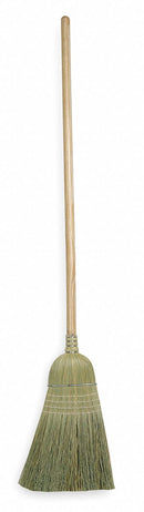 Tough Guy Natural Corn Broom, 11 1/2 in Sweep Face - 1VAC1