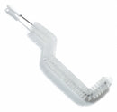 Tough Guy 28 inL Polyester Short Handle Bottle Brush, White - 1YTP4