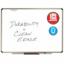 Quartet Gloss-Finish Porcelain Dry Erase Board, Wall Mounted, 36"H x 48"W, White - P564T
