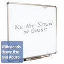 Quartet Gloss-Finish Porcelain Dry Erase Board, Wall Mounted, 36"H x 48"W, White - P564T