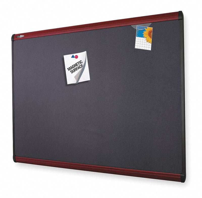 Quartet Magnetic Letter, Push-Pin Bulletin Board, Magnetic Fabric, 36