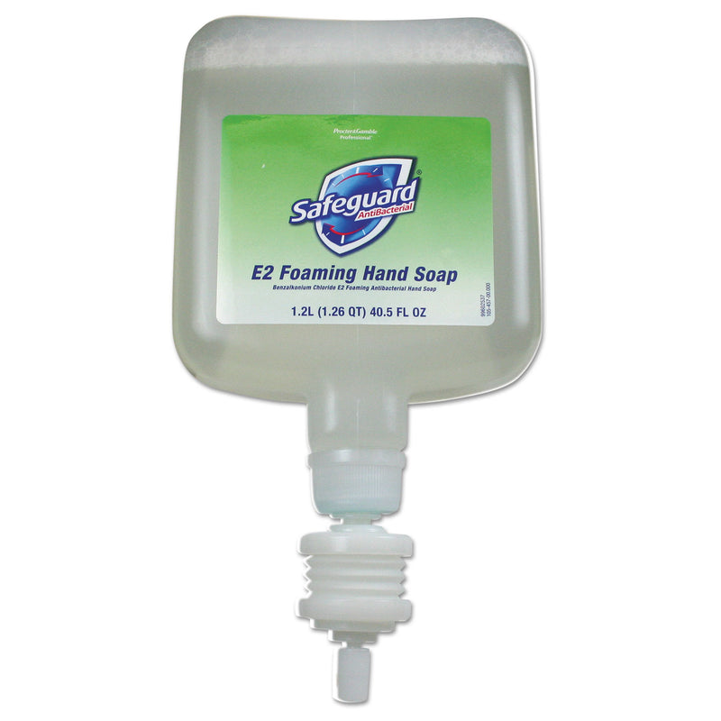 Safeguard Antibacterial Foam Hand Soap, E-2 Formula, 1200 Ml Refill, 4/Carton - PGC47434
