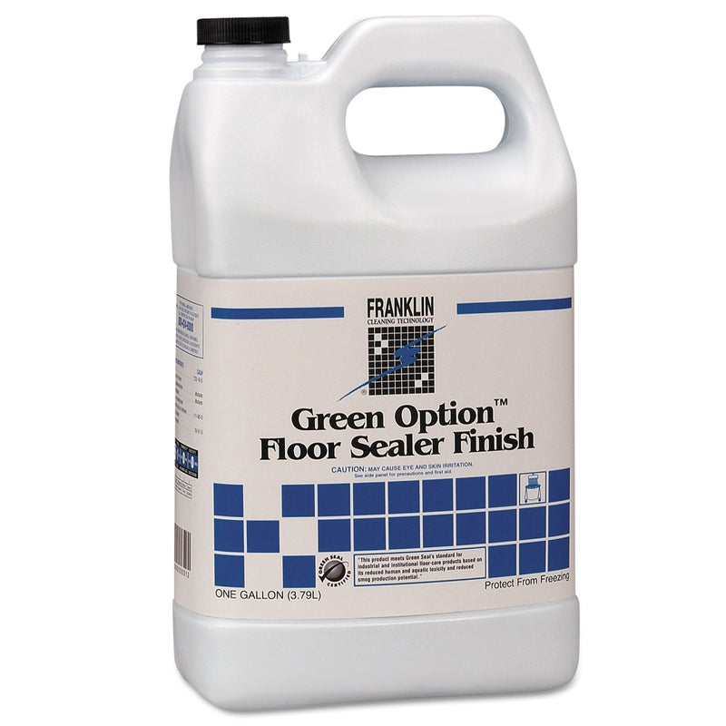 Franklin Green Option Floor Sealer/Finish, 1 Gal Bottle, 4/Carton - FKLF330322