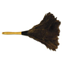 Boardwalk Professional Ostrich Feather Duster, Gray, 14", Wood Handle - BWK14FD