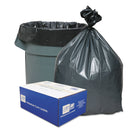 Platinum Plus Can Liners, 60 Gal, 1.55 Mil, 39" X 56", Gray, 50/Carton - WBIPLA6070