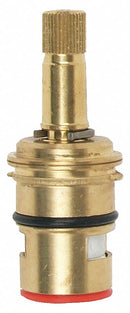 Brasscraft Hot Cartridge, Fits Brand Glacier Bay, Brass, Brass, Red, Blue Finish - ST1413X B