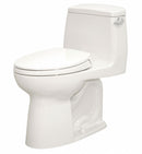 Toto Single Flush, Right Hand Trip Lever, One Piece, Tank Toilet, Elongated - MS854114ELR