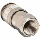Alpha Fittings Quick Connect Hose Coupling, Universal, Brass, Socket - 80192-08