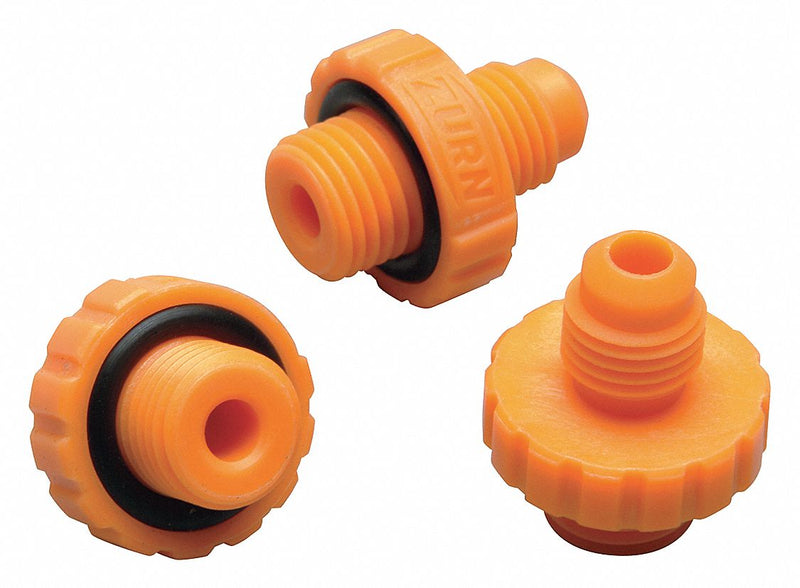 Zurn 1/4 in to 2 in Plastic Quick Test Fittings, For Use With: 1-375, 1-375XL, 1-975XL, 1-975XL2, 112-975 - RK14-QTP