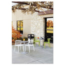 Safco Canmeleon Side-Open Receptacle, Square, Aggregate/Polyethylene, 38 Gal, Black - SAF9472NC