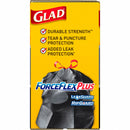Glad Trash Bag, 30 gal., LLDPE, Coreless Roll, Black, PK 70 - 70358