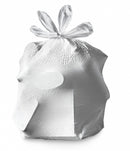 Glad Trash Bag, 8 gal., LLDPE, Coreless Roll, White, PK 26 - 70403