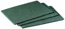 Scotch-Brite 6 in x 9 in Synthetic Fiber Scouring Pad, Green, 10PK - 96CC