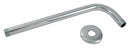 Trident Shower Arm, Chrome Finish, For Use With Handheld Showers, 12" Length, 1/2" Connection - 22JN82