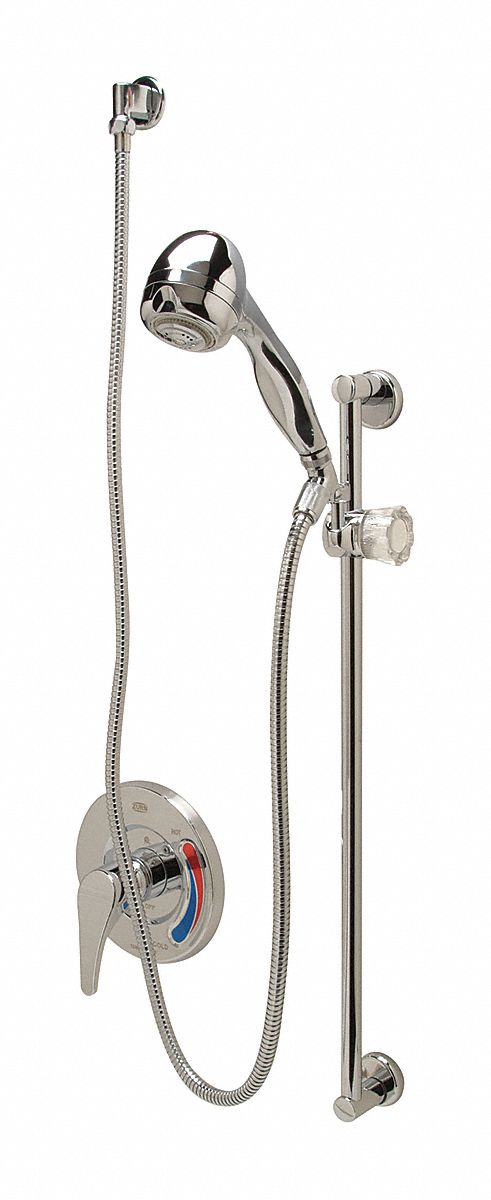 Zurn Metal Wall Mounted Shower Head Kit, 2.5 gpm, 1/2 in FNPT Connection Type - Z7300-SS-MT-HW