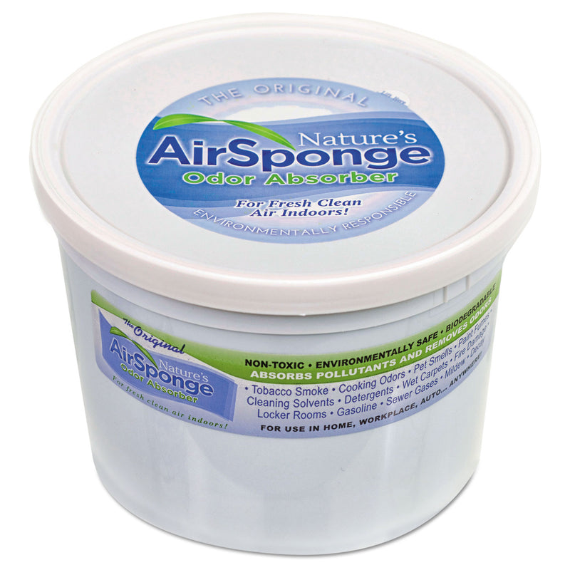 Nature's Air Sponge Odor Absorber, Neutral, 64 Oz, 4/Carton - DEL1013