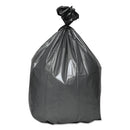 Platinum Plus Can Liners, 60 Gal, 1.55 Mil, 39" X 56", Gray, 50/Carton - WBIPLA6070