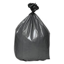 Platinum Plus Can Liners, 60 Gal, 1.55 Mil, 39" X 56", Gray, 25/Carton - WBIPLA5525