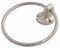 Taymor 6 3/8 inH x 1 3/4 inD Satin Nickel Towel Ring, Infinity Collection - 04-SN8404