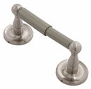 Taymor Toilet Paper Holder, Maxwell, Double Post, (1) Roll, Satin - 04-SN7908