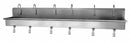 Sani-Lav Stainless Steel Wash Station, With Faucet, Wall Mounting Type, Stainless - 512W1