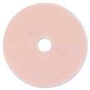 3M Ultra High-Speed Eraser Floor Burnishing Pad 3600, 27" Diameter, Pink, 5/Carton - MMM25863