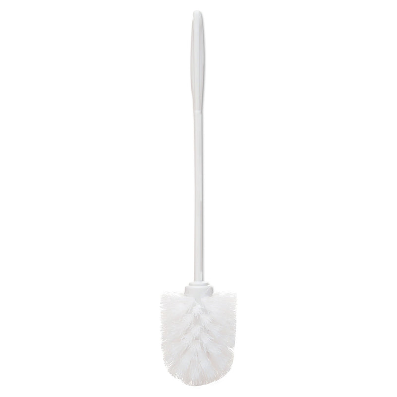 Rubbermaid Toilet Bowl Brush, 14 1/2", White, Plastic, 24/Carton - RCP631000WECT