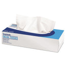 Boardwalk Office Packs Facial Tissue, 2-Ply, White, Flat Box, 100 Sheets/Box, 30 Boxes/Carton - BWK6500B